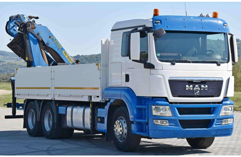 MAN TGS 26.480 * PK 27002 + JIB PJ060 + FUNK / 6x4 - Camion plateau, Camion grue: photos 4 MAN TGS 26.480 * PK 27002 + JIB PJ060 + FUNK / 6x4 - Camion plateau, Camion grue: photos 4