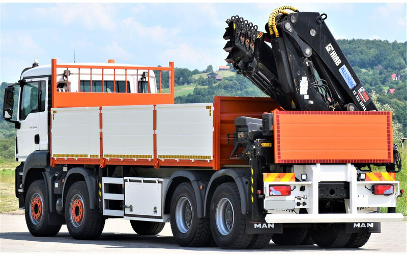 Camion plateau, Camion grue MAN TGS 35.440 * HIAB 322 EP-5HIPRO+FUNK / 8x4!: photos 7