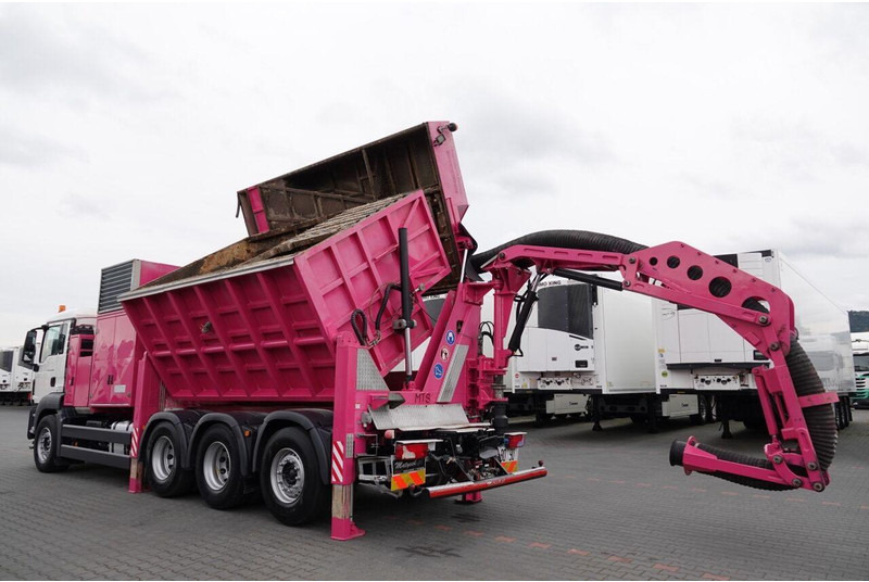 MAN TGS 35.480 / 8X4 / ASENIZACYJNY / ŁADOWARKA PRÓŻNIOWA / WUKO / M - Camion hydrocureur: photos 4 MAN TGS 35.480 / 8X4 / ASENIZACYJNY / ŁADOWARKA PRÓŻNIOWA / WUKO / M - Camion hydrocureur: photos 4