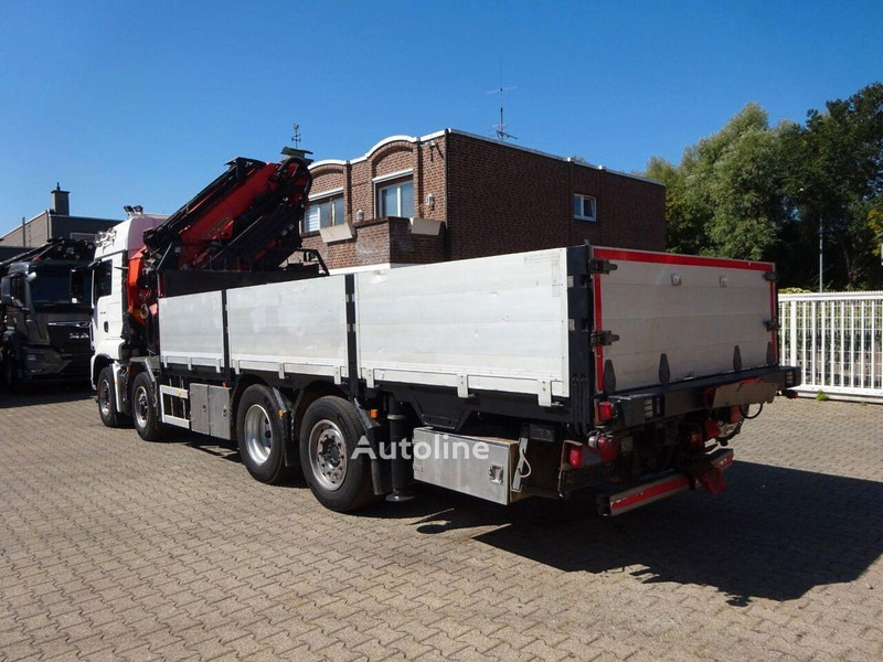 MAN TGS 35.480 - Flatbed + crane - Camion plateau, Camion grue: photos 4 MAN TGS 35.480 - Flatbed + crane - Camion plateau, Camion grue: photos 4