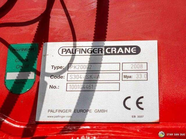 Camion benne, Camion grue MAN TGS 35.480 PALFINGER PK 20002 HDS Grapple Tippe: photos 7