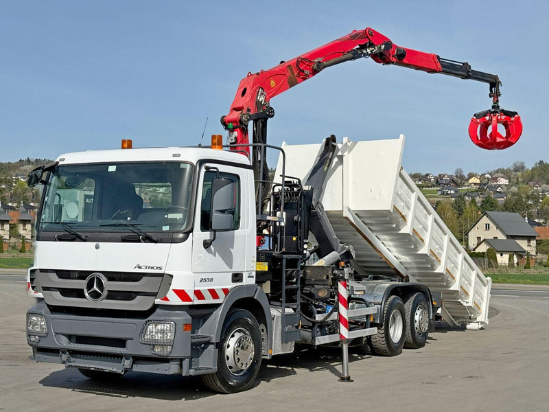 Mercedes-Benz ACTROS 2536 - Camion ampliroll, Camion grue: photos 2 Mercedes-Benz ACTROS 2536 - Camion ampliroll, Camion grue: photos 2