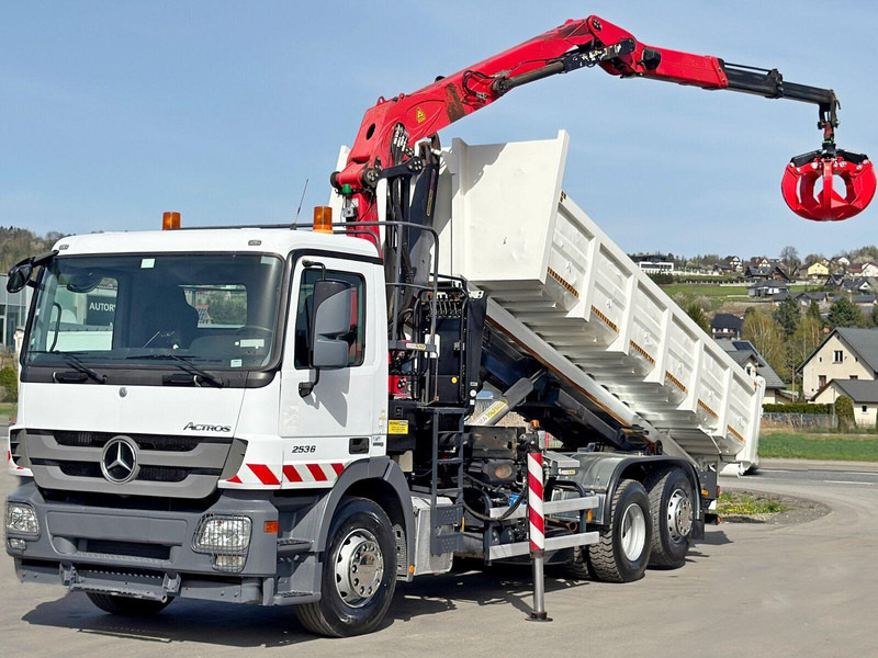 Mercedes-Benz ACTROS 2536 - Camion ampliroll, Camion grue: photos 4 Mercedes-Benz ACTROS 2536 - Camion ampliroll, Camion grue: photos 4