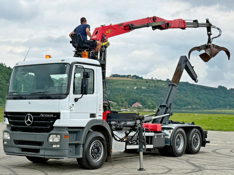 Mercedes-Benz ACTROS 2541 ABROLLKIPPER EPSILON E140Z81 TOP - Camion ampliroll, Camion grue: photos 2 Mercedes-Benz ACTROS 2541 ABROLLKIPPER EPSILON E140Z81 TOP - Camion ampliroll, Camion grue: photos 2