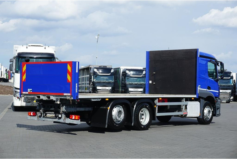 Mercedes-Benz ACTROS / 2543 / ACC / E 6 / PEŁNY ADR / PLATFORMA / ZAWIESIE POD - Camion plateau: photos 5 Mercedes-Benz ACTROS / 2543 / ACC / E 6 / PEŁNY ADR / PLATFORMA / ZAWIESIE POD - Camion plateau: photos 5