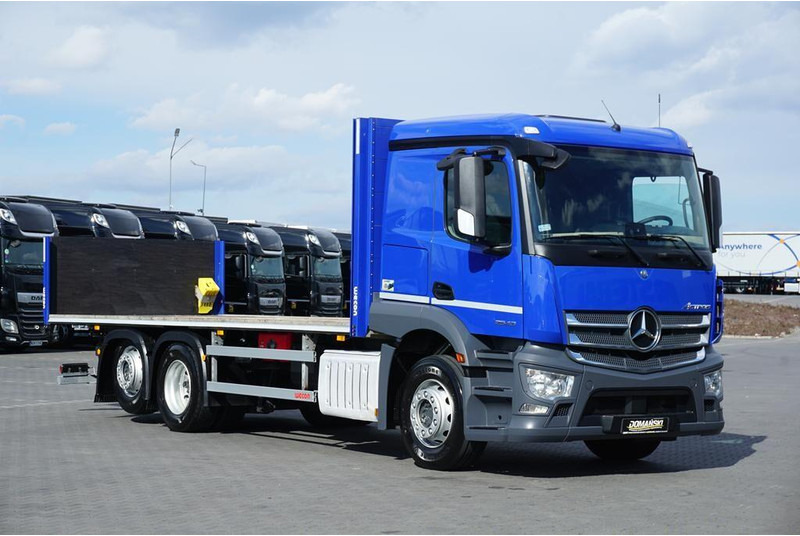 Mercedes-Benz ACTROS / 2543 / ACC / E 6 / PEŁNY ADR / PLATFORMA / ZAWIESIE POD - Camion plateau: photos 1 Mercedes-Benz ACTROS / 2543 / ACC / E 6 / PEŁNY ADR / PLATFORMA / ZAWIESIE POD - Camion plateau: photos 1