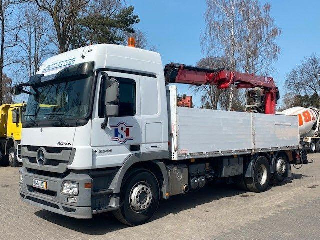 Mercedes-Benz ACTROS 2544 - Camion plateau, Camion grue: photos 2 Mercedes-Benz ACTROS 2544 - Camion plateau, Camion grue: photos 2