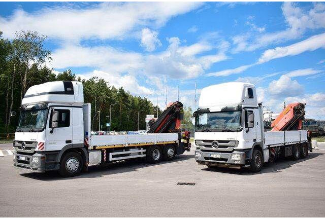 Mercedes-Benz ACTROS 2546 6x2 Palfinger PK 50002 EURO 5 Cran - Camion plateau, Camion grue: photos 5 Mercedes-Benz ACTROS 2546 6x2 Palfinger PK 50002 EURO 5 Cran - Camion plateau, Camion grue: photos 5