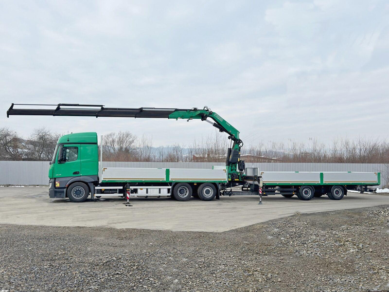 Mercedes-Benz ACTROS 2645 * FASSI F345.24 + FUNK + Anhänger - Camion plateau, Camion grue: photos 5 Mercedes-Benz ACTROS 2645 * FASSI F345.24 + FUNK + Anhänger - Camion plateau, Camion grue: photos 5