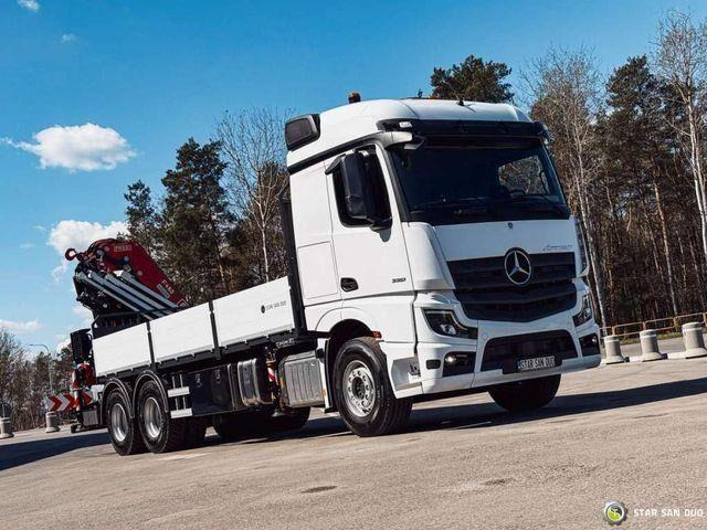 Mercedes-Benz ACTROS 3351 NEW 6x4 Fassi F485 Crane - Camion plateau, Camion grue: photos 2 Mercedes-Benz ACTROS 3351 NEW 6x4 Fassi F485 Crane - Camion plateau, Camion grue: photos 2
