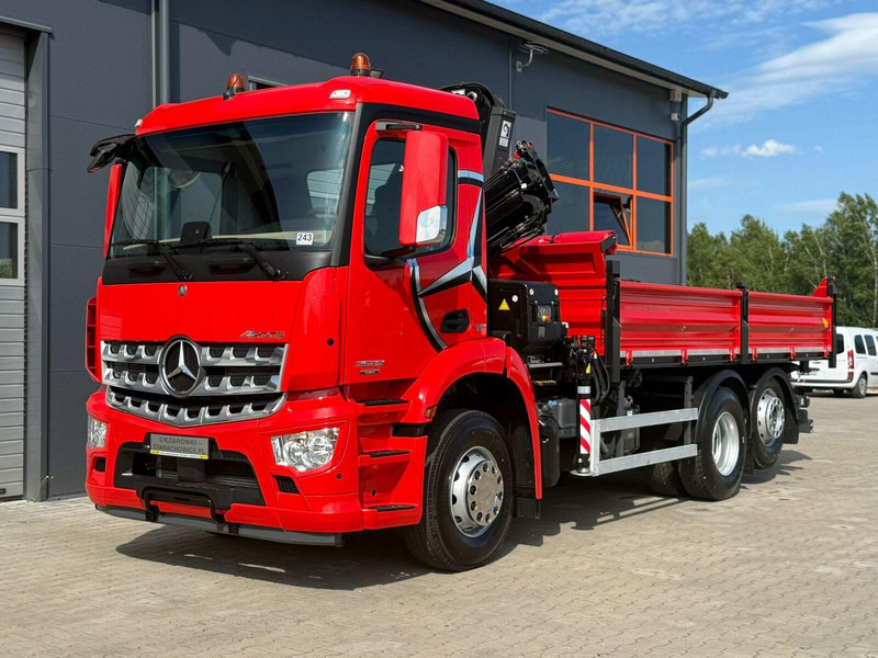 Mercedes-Benz AROCS 2532 // E6 // wywrotka 3-Stronna + HIAB HIDUO 158 B-2 // 6 - Camion benne, Camion grue: photos 4 Mercedes-Benz AROCS 2532 // E6 // wywrotka 3-Stronna + HIAB HIDUO 158 B-2 // 6 - Camion benne, Camion grue: photos 4