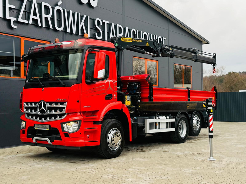 Camion benne, Camion grue Mercedes-Benz AROCS 2532 // E6 // wywrotka 3-Stronna + PALFINGER PK 14001-EH /: photos 11 Camion benne, Camion grue Mercedes-Benz AROCS 2532 // E6 // wywrotka 3-Stronna + PALFINGER PK 14001-EH /: photos 11