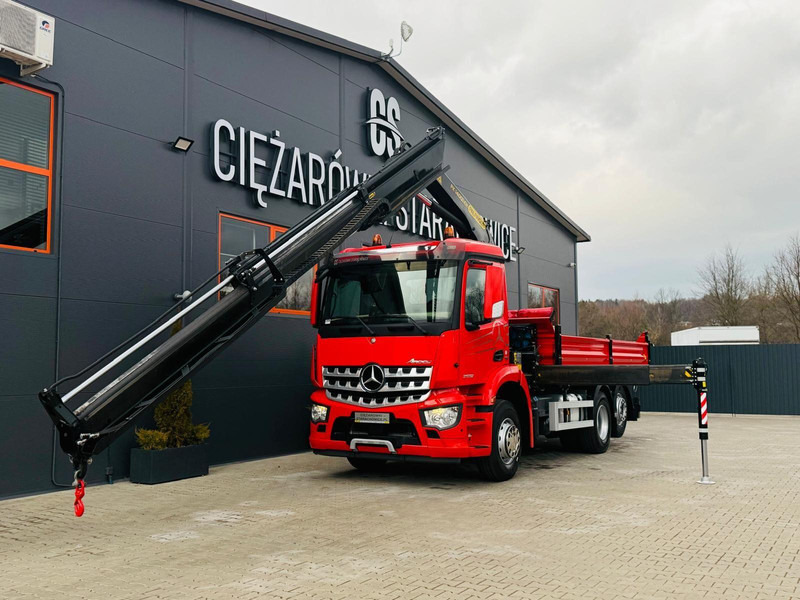 Camion benne, Camion grue Mercedes-Benz AROCS 2532 // E6 // wywrotka 3-Stronna + PALFINGER PK 14001-EH /: photos 8 Camion benne, Camion grue Mercedes-Benz AROCS 2532 // E6 // wywrotka 3-Stronna + PALFINGER PK 14001-EH /: photos 8