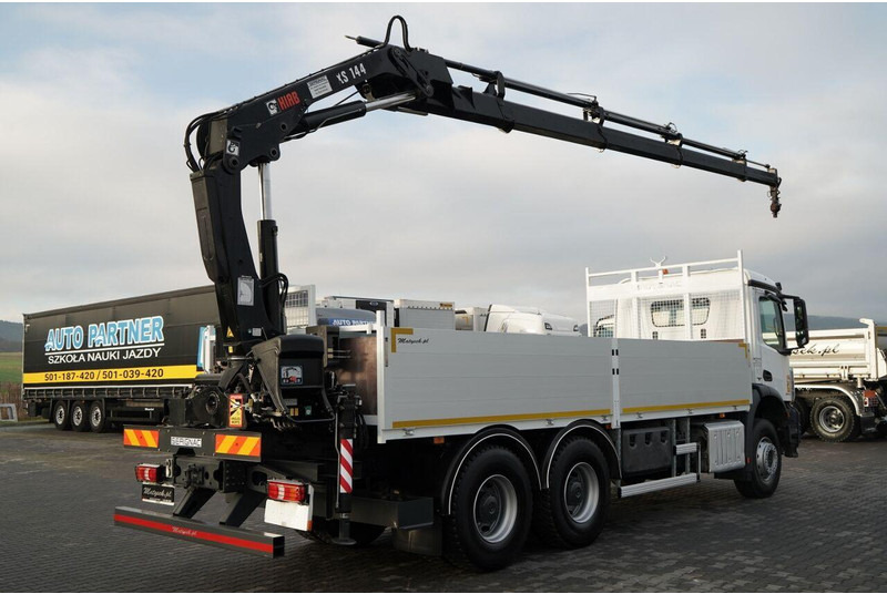 Mercedes-Benz AROCS 2640 / 6x4 / SKRZYNIOWY - 6,5 M / HDS HIAB 144 / wysów: 12 - Camion plateau, Camion grue: photos 4 Mercedes-Benz AROCS 2640 / 6x4 / SKRZYNIOWY - 6,5 M / HDS HIAB 144 / wysów: 12 - Camion plateau, Camion grue: photos 4