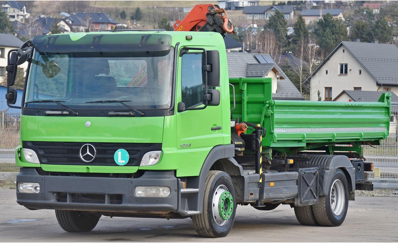 Mercedes-Benz ATEGO 1224 - Camion benne, Camion grue: photos 5 Mercedes-Benz ATEGO 1224 - Camion benne, Camion grue: photos 5