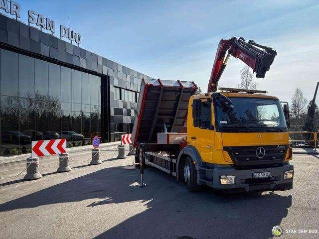 Mercedes-Benz AXOR 1824 4x2 HMF 975 HDS Crane Rotator Kipper - Camion benne, Camion grue: photos 2 Mercedes-Benz AXOR 1824 4x2 HMF 975 HDS Crane Rotator Kipper - Camion benne, Camion grue: photos 2