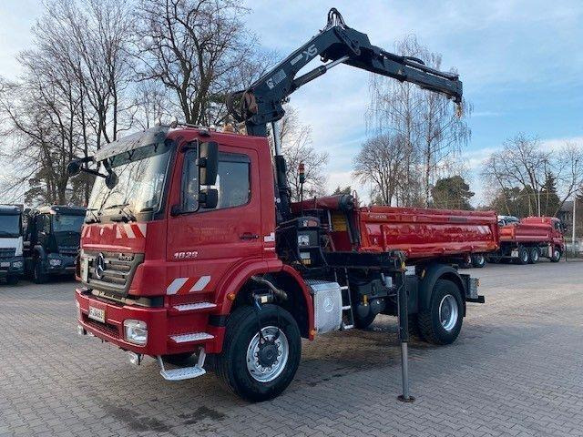 Mercedes-Benz AXOR 1829 - Camion benne, Camion grue: photos 1 Mercedes-Benz AXOR 1829 - Camion benne, Camion grue: photos 1