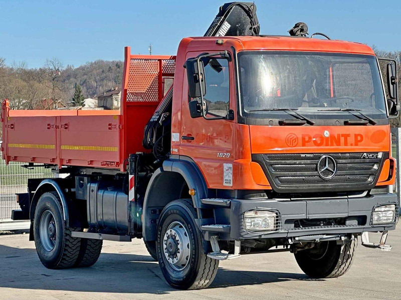 Mercedes-Benz AXOR 1829 * HIAB 1111 HIDUO + FUNK * TOP * 4x4 - Camion benne, Camion grue: photos 4 Mercedes-Benz AXOR 1829 * HIAB 1111 HIDUO + FUNK * TOP * 4x4 - Camion benne, Camion grue: photos 4