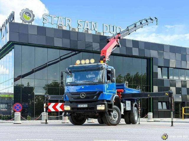 Mercedes-Benz AXOR 1833 4x4 Palfinger PK 22002 EH Crane Winch - Camion benne, Camion grue: photos 1 Mercedes-Benz AXOR 1833 4x4 Palfinger PK 22002 EH Crane Winch - Camion benne, Camion grue: photos 1