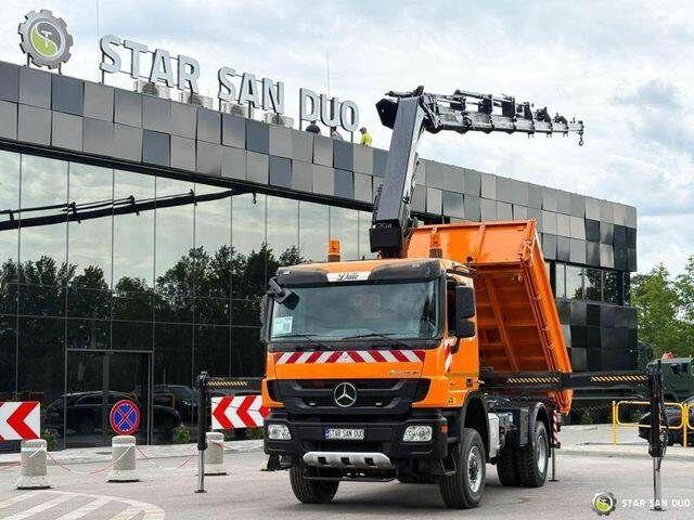 Mercedes-Benz Actros 1841 AK 4x4 Hiab 288E-7 Crane Kipper - Camion benne, Camion grue: photos 5 Mercedes-Benz Actros 1841 AK 4x4 Hiab 288E-7 Crane Kipper - Camion benne, Camion grue: photos 5