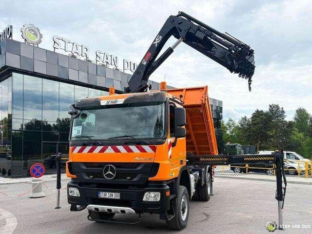 Mercedes-Benz Actros 1841 AK 4x4 Hiab 288E-7 Crane Kipper - Camion benne, Camion grue: photos 4 Mercedes-Benz Actros 1841 AK 4x4 Hiab 288E-7 Crane Kipper - Camion benne, Camion grue: photos 4