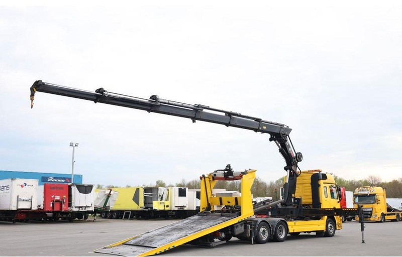 Mercedes-Benz Actros 2532 Vehicle transporter + crane Hiab 477EP-5 HiPro 6x2 - Camion porte-voitures: photos 5 Mercedes-Benz Actros 2532 Vehicle transporter + crane Hiab 477EP-5 HiPro 6x2 - Camion porte-voitures: photos 5