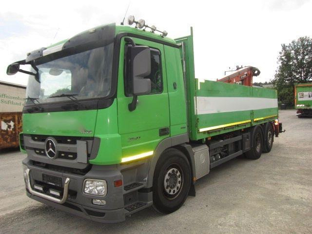 Mercedes-Benz Actros 2541 mit Atlas -Kran - Camion plateau, Camion grue: photos 2 Mercedes-Benz Actros 2541 mit Atlas -Kran - Camion plateau, Camion grue: photos 2
