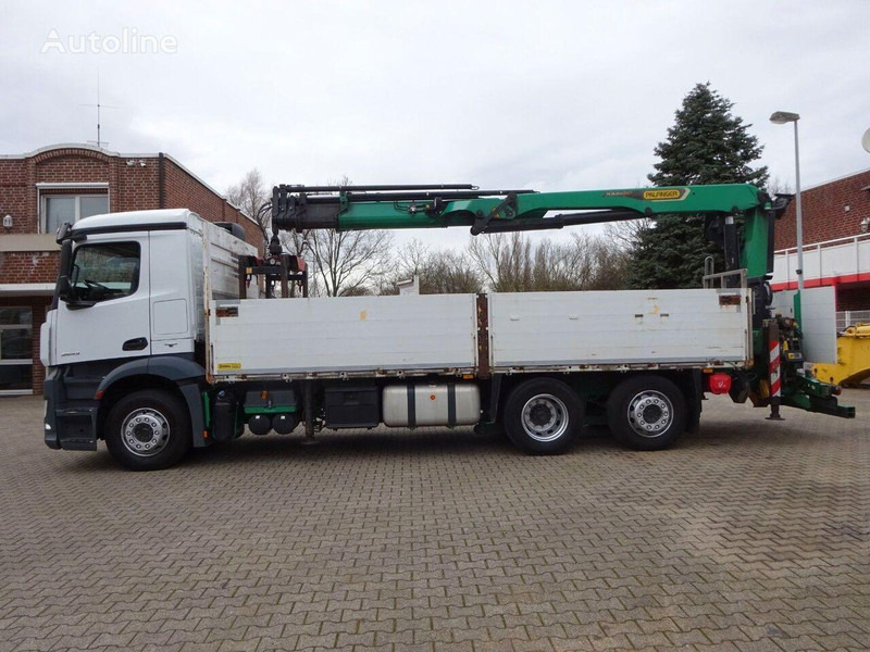 Mercedes-Benz Antos 2543 - Flatbed+crane 6x2 - Camion plateau, Camion grue: photos 4 Mercedes-Benz Antos 2543 - Flatbed+crane 6x2 - Camion plateau, Camion grue: photos 4