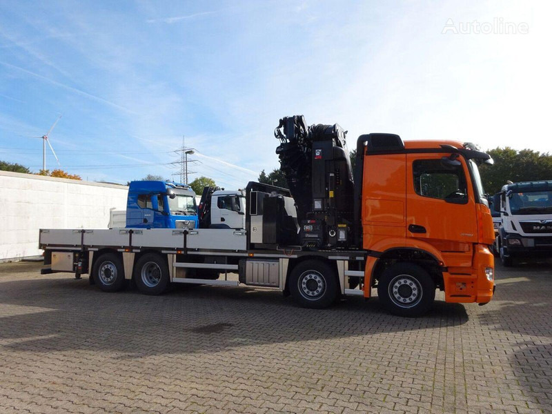 Mercedes-Benz Arocs 3751 - Flatbed+crane - Camion plateau, Camion grue: photos 5 Mercedes-Benz Arocs 3751 - Flatbed+crane - Camion plateau, Camion grue: photos 5