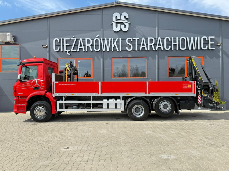 Mercedes-Benz Arocs Actros 2532 / E6 / 6x2 / skrzynia + żuraw Palfinger / budo - Camion plateau, Camion grue: photos 3 Mercedes-Benz Arocs Actros 2532 / E6 / 6x2 / skrzynia + żuraw Palfinger / budo - Camion plateau, Camion grue: photos 3