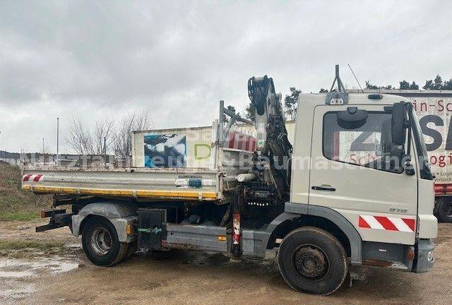 Mercedes-Benz Atego 818 Tipper + Crane Atlas 65.2 - Camion benne, Camion grue: photos 3 Mercedes-Benz Atego 818 Tipper + Crane Atlas 65.2 - Camion benne, Camion grue: photos 3