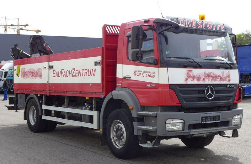 Mercedes-Benz Axor 1826 *Euro5*TÜV*HIAB 099B-2 DUO*1824 1829 - Camion plateau, Camion grue: photos 4 Mercedes-Benz Axor 1826 *Euro5*TÜV*HIAB 099B-2 DUO*1824 1829 - Camion plateau, Camion grue: photos 4