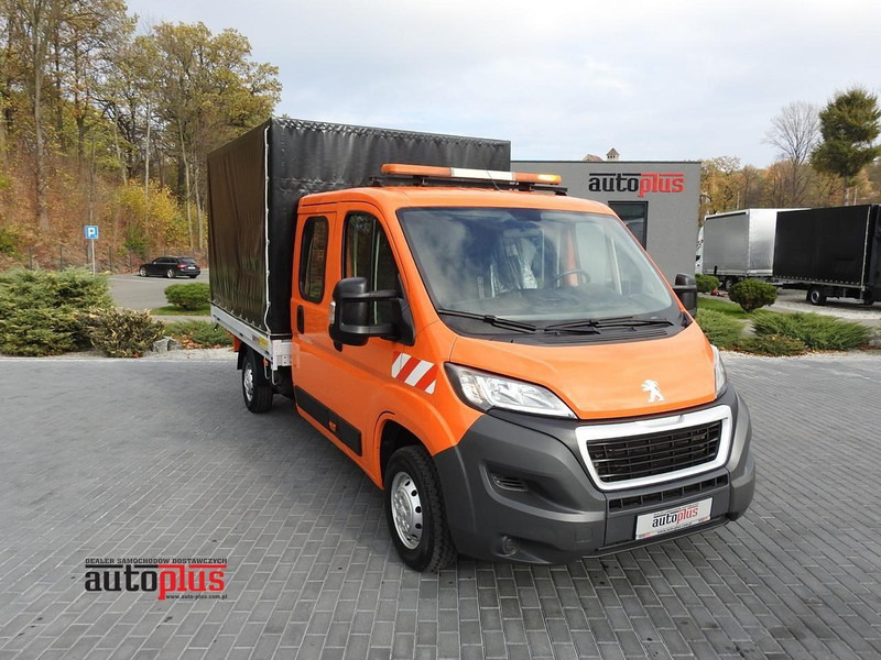 Peugeot BOXER SKRZYNIA PLANDEKA PODWÓJNA KABINA DOKA 7 MIEJSC KLIMATYZAC - Utilitaire rideaux coulissants (PLSC): photos 1 Peugeot BOXER SKRZYNIA PLANDEKA PODWÓJNA KABINA DOKA 7 MIEJSC KLIMATYZAC - Utilitaire rideaux coulissants (PLSC): photos 1