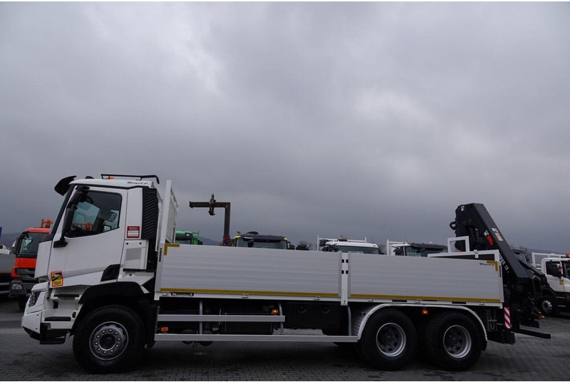 Camion plateau, Camion grue Renault C 380 / 6x4 / SKRZYNIOWY 6,6 m / + HDS HIAB 188 x-hiduo wysów: 1: photos 18