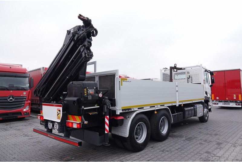 Camion plateau, Camion grue Renault C 380 / 6x4 / SKRZYNIOWY 6,6 m / + HDS HIAB 188 x-hiduo wysów: 1: photos 11