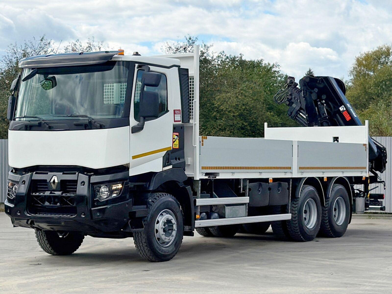 Renault C 430 *HIAB X - HIPRO 192 ES -4 + FUNK* 6x4 - Camion plateau, Camion grue: photos 3 Renault C 430 *HIAB X - HIPRO 192 ES -4 + FUNK* 6x4 - Camion plateau, Camion grue: photos 3