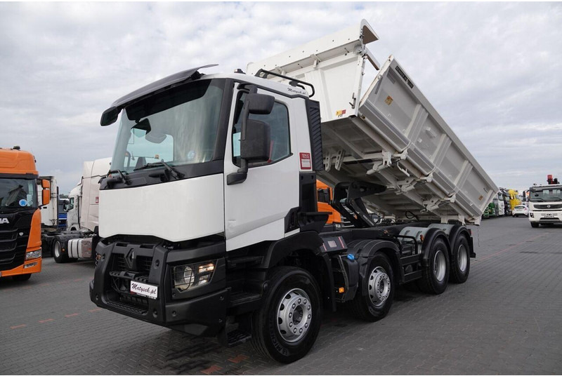 Renault C 460 / 8x4 / WYWROTKA / HYDROBURTA / BORDMATIC / EURO 6 / OPONY - Camion benne: photos 2 Renault C 460 / 8x4 / WYWROTKA / HYDROBURTA / BORDMATIC / EURO 6 / OPONY - Camion benne: photos 2
