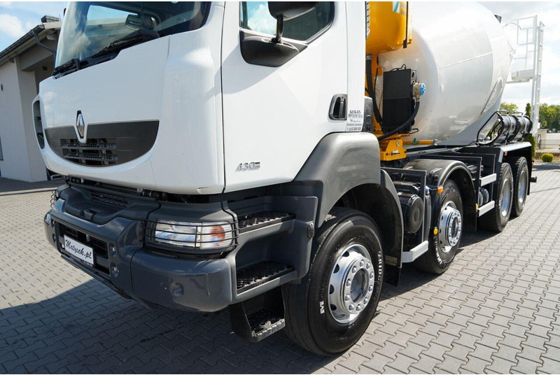 Camion malaxeur Renault KERAX 430 DXI / EURO 5 / 8X4 / BETONOMIESZARKA / 9 m3 / SCHWING: photos 12