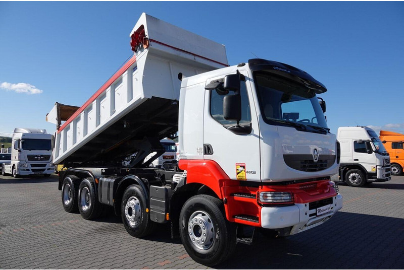 Renault KERAX 480 / 8x4 / WYWROTKA / HYDROBURTA / HYDROKLAPA / BORDMATIC - Camion benne: photos 4 Renault KERAX 480 / 8x4 / WYWROTKA / HYDROBURTA / HYDROKLAPA / BORDMATIC - Camion benne: photos 4