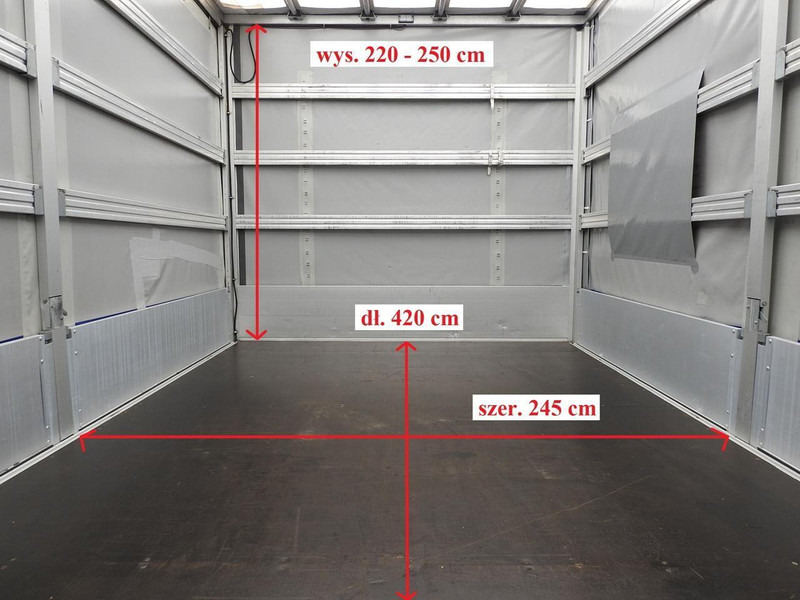 Utilitaire rideaux coulissants (PLSC) Renault MASTER PLANDEKA 10 PALET WEBASTO TEMPOMAT KLIMATYZACJA LEDY PNEU: photos 12