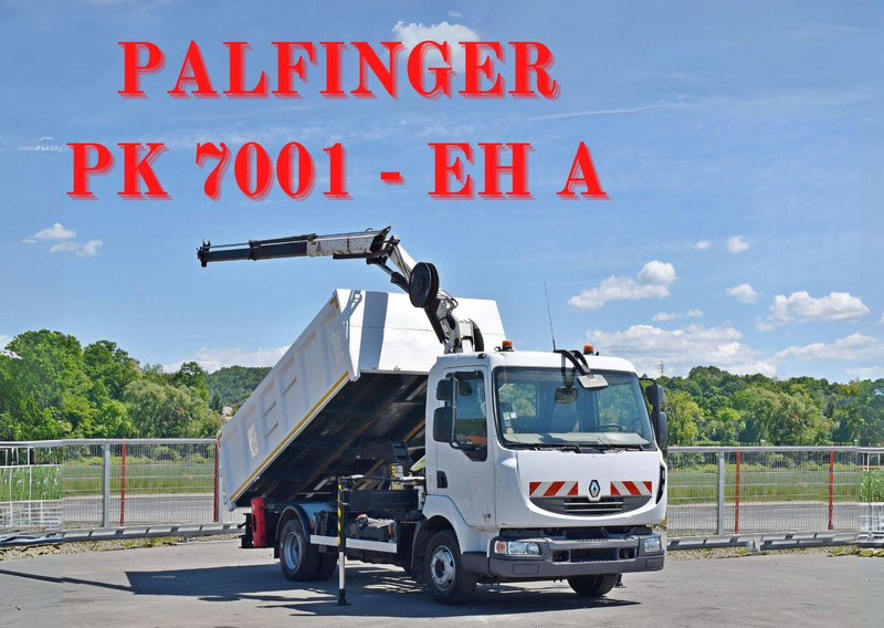 Renault MIDLUM 220 DXI - Camion benne, Camion grue: photos 1 Renault MIDLUM 220 DXI - Camion benne, Camion grue: photos 1