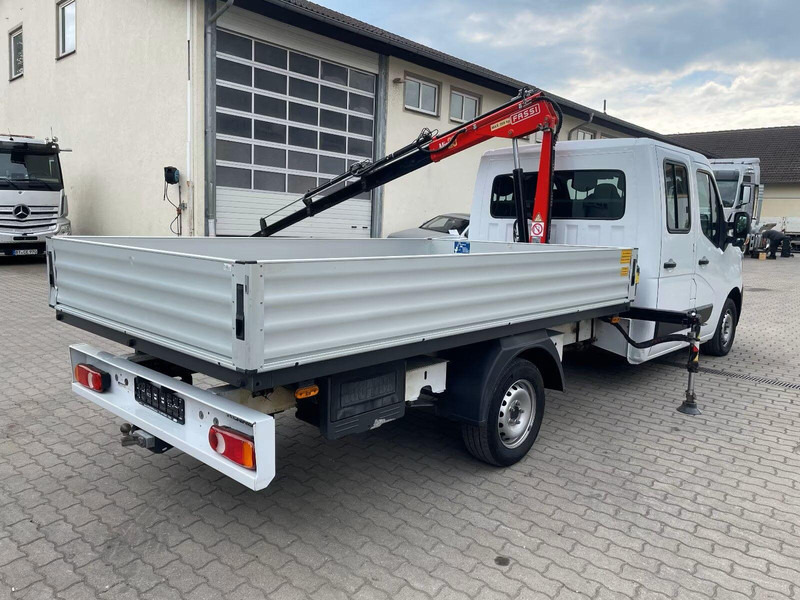 Renault Master Doka - Flatbed truck + crane - Utilitaire plateau, Utilitaire double cabine: photos 3 Renault Master Doka - Flatbed truck + crane - Utilitaire plateau, Utilitaire double cabine: photos 3