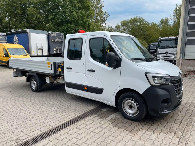 Renault Master Doka - Flatbed truck + crane - Utilitaire plateau, Utilitaire double cabine: photos 2 Renault Master Doka - Flatbed truck + crane - Utilitaire plateau, Utilitaire double cabine: photos 2