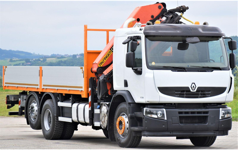 Renault PREMIUM 430 DXI* FUNK * TOPZUSTAND - Camion plateau, Camion grue: photos 3 Renault PREMIUM 430 DXI* FUNK * TOPZUSTAND - Camion plateau, Camion grue: photos 3