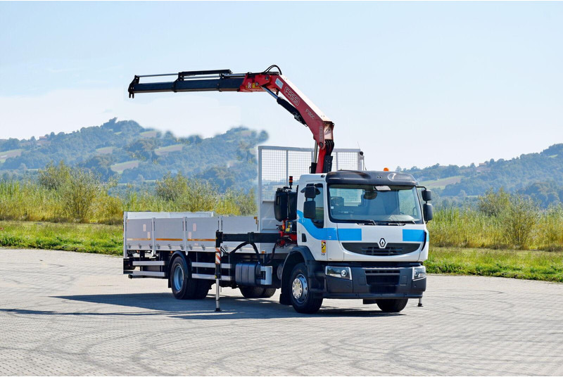 Renault Premium 310 DXI* FASSI F130AC.23+FUNK* TOP - Camion plateau, Camion grue: photos 2 Renault Premium 310 DXI* FASSI F130AC.23+FUNK* TOP - Camion plateau, Camion grue: photos 2