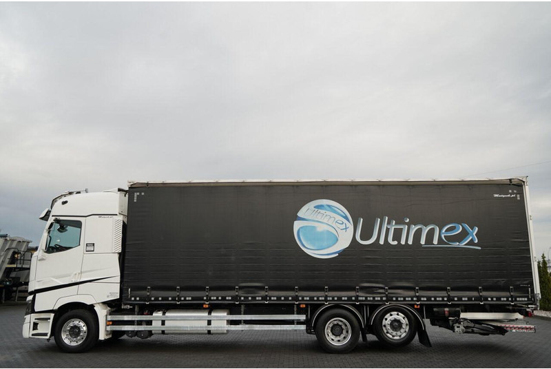 Renault T 440 / 6X2 / SOLÓWKA / FIRANKA 9.5 M / I-PARK COOL / WINDA / AL - Camion à rideaux coulissants: photos 2 Renault T 440 / 6X2 / SOLÓWKA / FIRANKA 9.5 M / I-PARK COOL / WINDA / AL - Camion à rideaux coulissants: photos 2