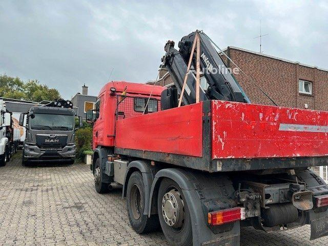 Scania 124 L 470 - Flatbed + crane - Camion plateau, Camion grue: photos 4 Scania 124 L 470 - Flatbed + crane - Camion plateau, Camion grue: photos 4
