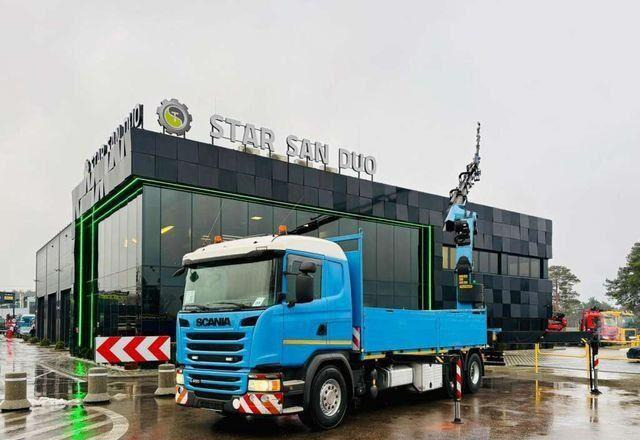 Scania G450 6x4 PALFINGER PK 42002 SH Fly Jib Crane - Camion plateau, Camion grue: photos 2 Scania G450 6x4 PALFINGER PK 42002 SH Fly Jib Crane - Camion plateau, Camion grue: photos 2