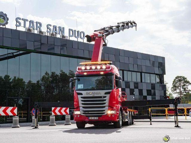 Scania R450 8x4 Palfinger PK 65002 SH HDS Crane - Camion plateau, Camion grue: photos 2 Scania R450 8x4 Palfinger PK 65002 SH HDS Crane - Camion plateau, Camion grue: photos 2