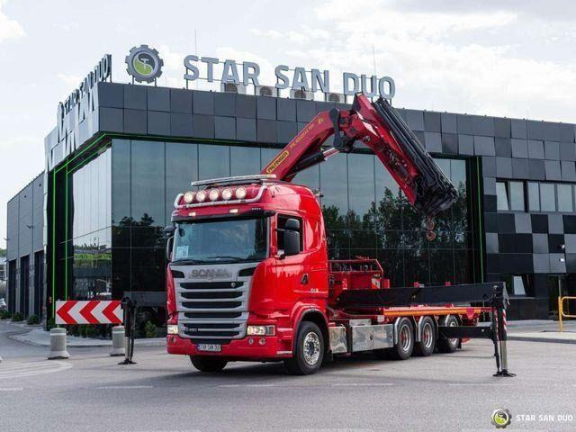 Scania R450 8x4 Palfinger PK 65002 SH HDS Crane - Camion plateau, Camion grue: photos 5 Scania R450 8x4 Palfinger PK 65002 SH HDS Crane - Camion plateau, Camion grue: photos 5